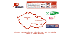 Desktop Screenshot of 123stehovani.cz